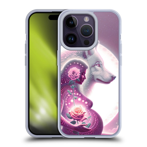 Shambhala Light Visionary Art Celestial Graphics Maternal Love Soft Gel Case for Apple iPhone 14 Pro