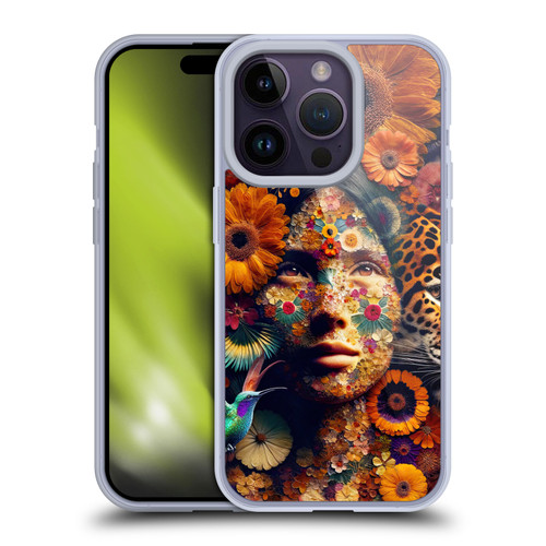 Shambhala Light Visionary Art Celestial Graphics She Is Life Soft Gel Case for Apple iPhone 14 Pro