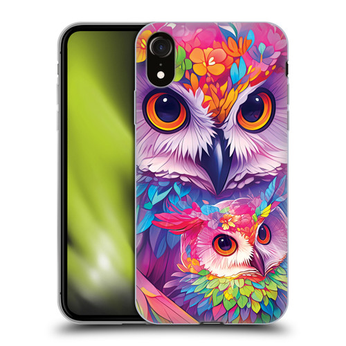 Michael David Ward Animals Owl Love You Forever Soft Gel Case for Apple iPhone XR