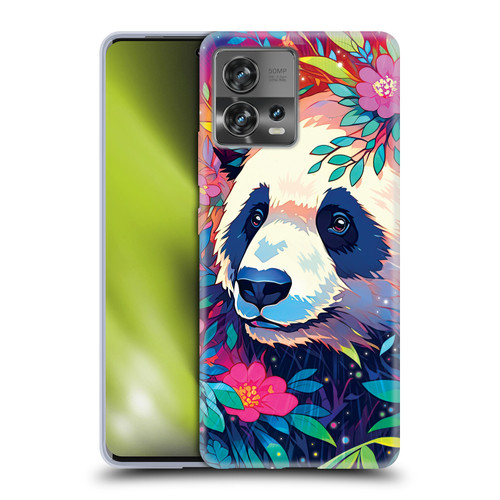 Michael David Ward Animals Panda Soft Gel Case for Motorola Moto Edge 30 Fusion