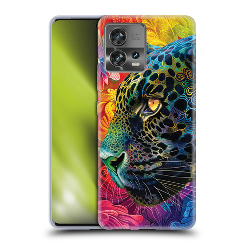 Michael David Ward Animals Wild Tapestry Soft Gel Case for Motorola Moto Edge 30 Fusion