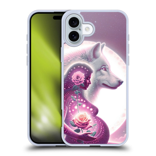 Shambhala Light Visionary Art Celestial Graphics Maternal Love Soft Gel Case for Apple iPhone 16 Plus