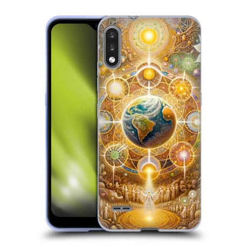 Shambhala Light Visionary Art Celestial Graphics The 9 Realms Soft Gel Case for LG K22