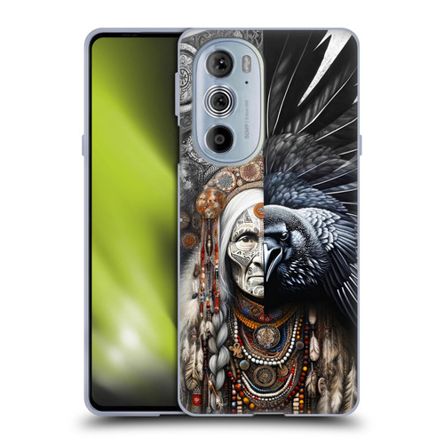Shambhala Light Visionary Art Celestial Graphics Ravens-Face Soft Gel Case for Motorola Edge X30