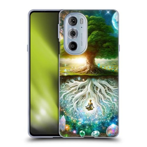 Shambhala Light Visionary Art Celestial Graphics Tree Of Life Soft Gel Case for Motorola Edge X30