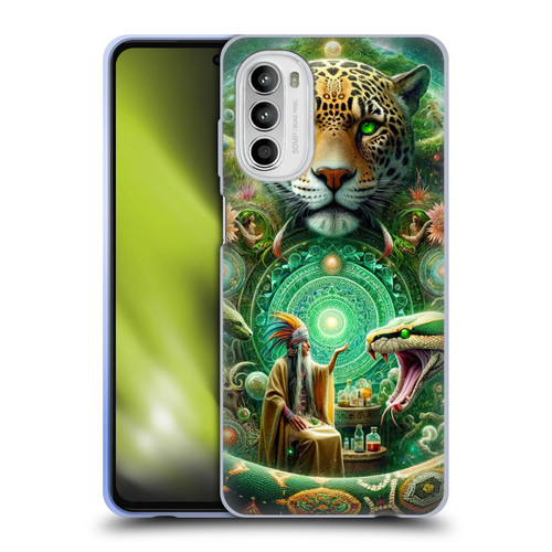 Shambhala Light Visionary Art Celestial Graphics Jungle Life Soft Gel Case for Motorola Moto G52