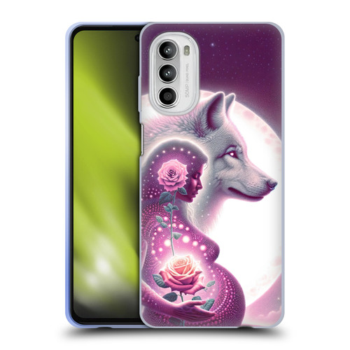 Shambhala Light Visionary Art Celestial Graphics Maternal Love Soft Gel Case for Motorola Moto G52