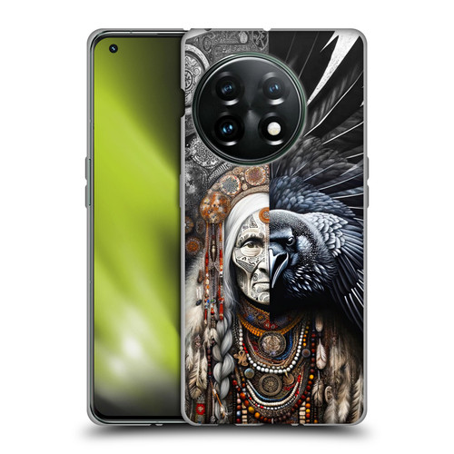 Shambhala Light Visionary Art Celestial Graphics Ravens-Face Soft Gel Case for OnePlus 11 5G