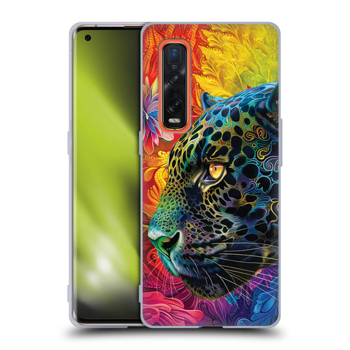 Michael David Ward Animals Wild Tapestry Soft Gel Case for OPPO Find X2 Pro 5G
