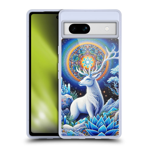 Shambhala Light Visionary Art Celestial Graphics Scared Spirit Soft Gel Case for Google Pixel 7a