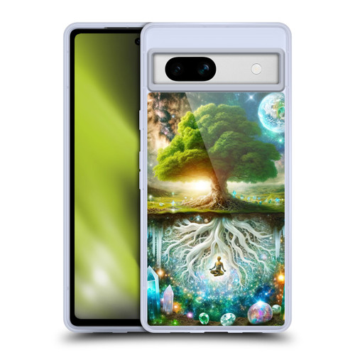 Shambhala Light Visionary Art Celestial Graphics Tree Of Life Soft Gel Case for Google Pixel 7a