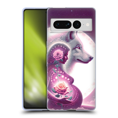 Shambhala Light Visionary Art Celestial Graphics Maternal Love Soft Gel Case for Google Pixel 7 Pro