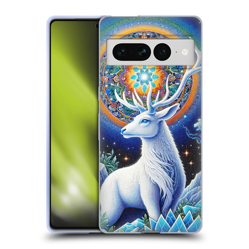 Shambhala Light Visionary Art Celestial Graphics Scared Spirit Soft Gel Case for Google Pixel 7 Pro