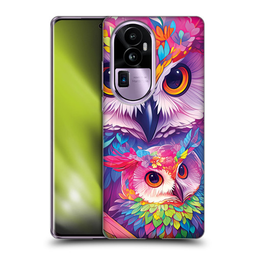 Michael David Ward Animals Owl Love You Forever Soft Gel Case for OPPO Reno10 Pro+