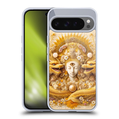 Shambhala Light Visionary Art Celestial Graphics Lucky Dragons Soft Gel Case for Google Pixel 9 Pro XL