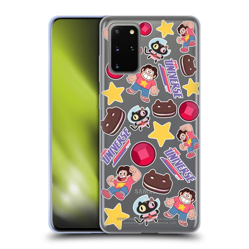 Steven Universe Graphics Icons Soft Gel Case for Samsung Galaxy S20+ / S20+ 5G
