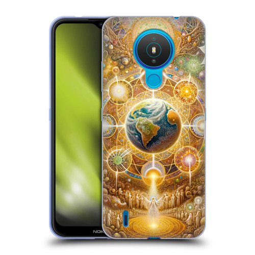 Shambhala Light Visionary Art Celestial Graphics The 9 Realms Soft Gel Case for Nokia 1.4
