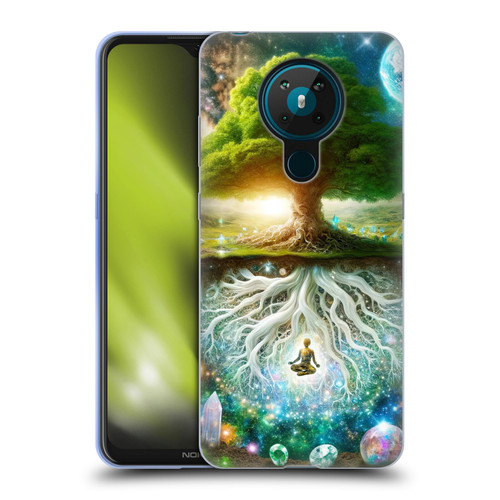 Shambhala Light Visionary Art Celestial Graphics Tree Of Life Soft Gel Case for Nokia 5.3