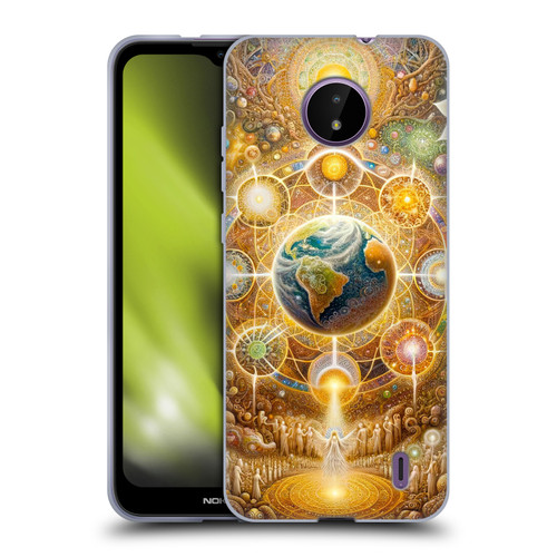 Shambhala Light Visionary Art Celestial Graphics The 9 Realms Soft Gel Case for Nokia C10 / C20