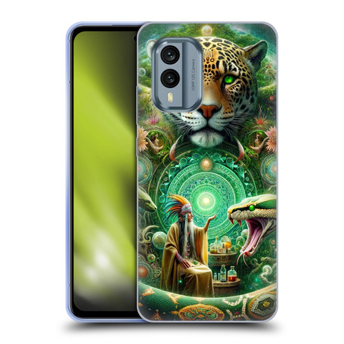 Shambhala Light Visionary Art Celestial Graphics Jungle Life Soft Gel Case for Nokia X30