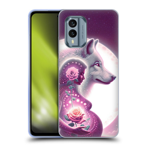 Shambhala Light Visionary Art Celestial Graphics Maternal Love Soft Gel Case for Nokia X30