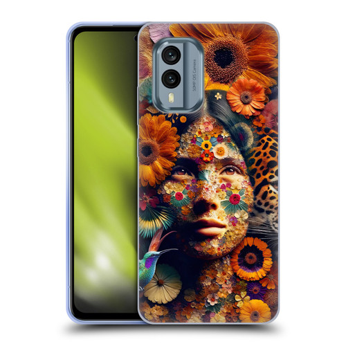 Shambhala Light Visionary Art Celestial Graphics She Is Life Soft Gel Case for Nokia X30