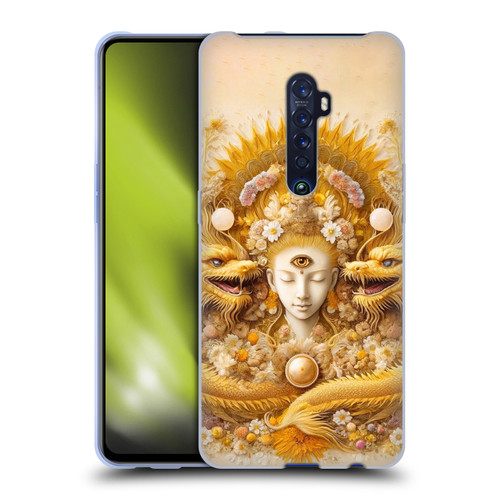 Shambhala Light Visionary Art Celestial Graphics Lucky Dragons Soft Gel Case for OPPO Reno 2