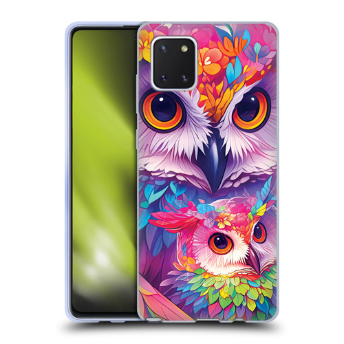 Michael David Ward Animals Owl Love You Forever Soft Gel Case for Samsung Galaxy Note10 Lite