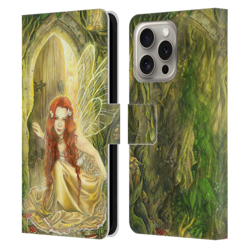 Selina Fenech Fairies Threshold Leather Book Wallet Case Cover For Apple iPhone 16 Pro