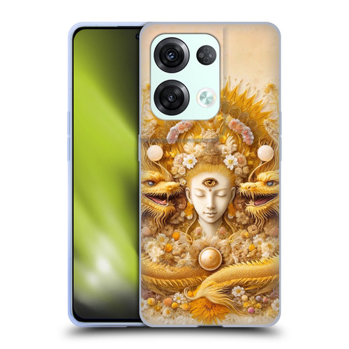 Shambhala Light Visionary Art Celestial Graphics Lucky Dragons Soft Gel Case for OPPO Reno8 Pro