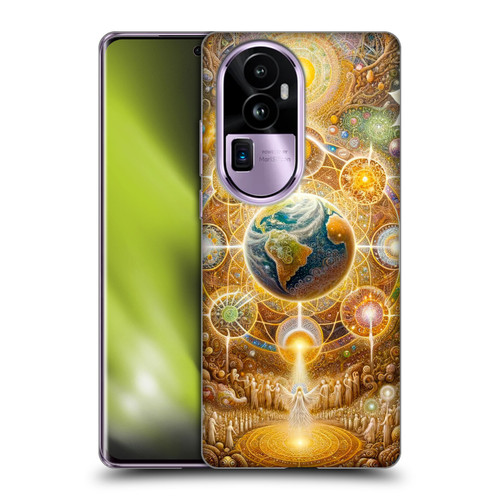 Shambhala Light Visionary Art Celestial Graphics The 9 Realms Soft Gel Case for OPPO Reno10 Pro+