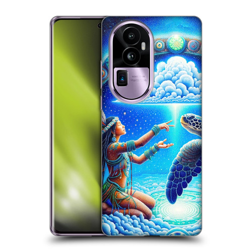 Shambhala Light Visionary Art Celestial Graphics Terrapin Traveler Soft Gel Case for OPPO Reno10 Pro+
