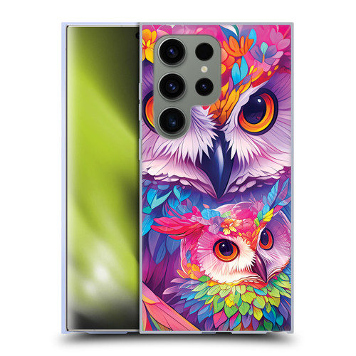 Michael David Ward Animals Owl Love You Forever Soft Gel Case for Samsung Galaxy S24 Ultra 5G