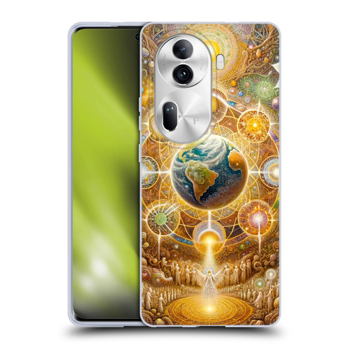 Shambhala Light Visionary Art Celestial Graphics The 9 Realms Soft Gel Case for OPPO Reno11 Pro
