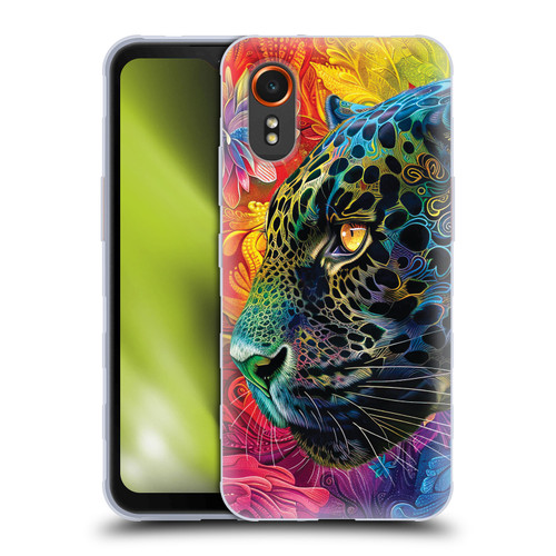 Michael David Ward Animals Wild Tapestry Soft Gel Case for Samsung Galaxy Xcover7 5G