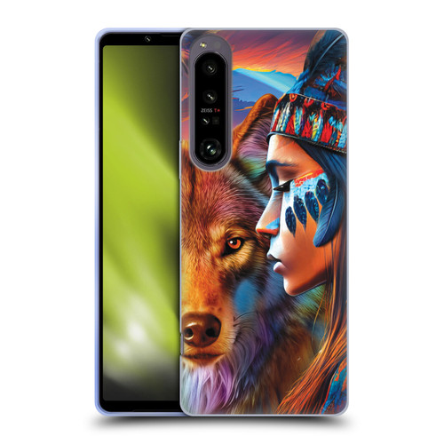 Michael David Ward Animals Wolf Soft Gel Case for Sony Xperia 1 IV