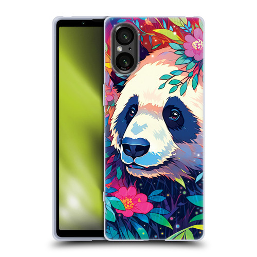 Michael David Ward Animals Panda Soft Gel Case for Sony Xperia 5 V 5G