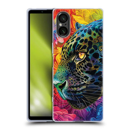 Michael David Ward Animals Wild Tapestry Soft Gel Case for Sony Xperia 5 V 5G