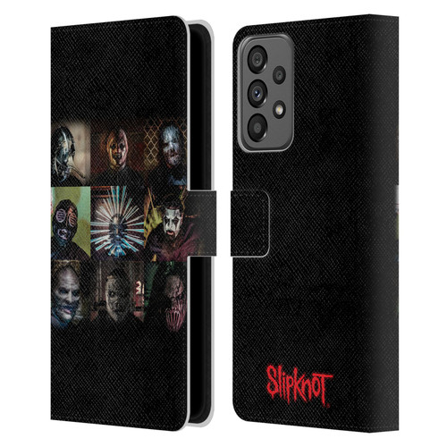 Slipknot Key Art Blocks Leather Book Wallet Case Cover For Samsung Galaxy A73 5G (2022)