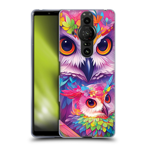 Michael David Ward Animals Owl Love You Forever Soft Gel Case for Sony Xperia Pro-I