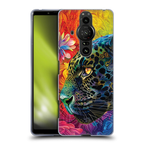 Michael David Ward Animals Wild Tapestry Soft Gel Case for Sony Xperia Pro-I