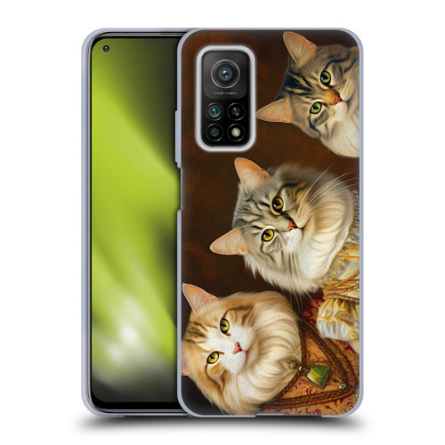 Michael David Ward Animals Fancy Cats Soft Gel Case for Xiaomi Mi 10T 5G