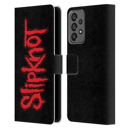 Slipknot Key Art Text Leather Book Wallet Case Cover For Samsung Galaxy A73 5G (2022)