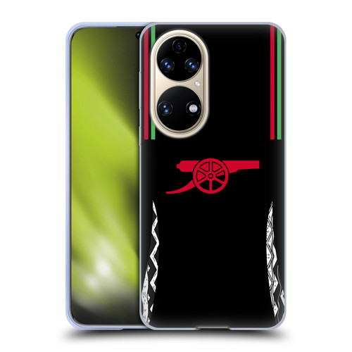 Arsenal FC 2024/25 Kit Away Soft Gel Case for Huawei P50