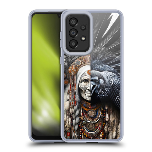Shambhala Light Visionary Art Celestial Graphics Ravens-Face Soft Gel Case for Samsung Galaxy A33 5G (2022)
