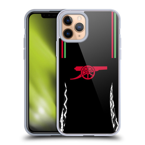 Arsenal FC 2024/25 Kit Away Soft Gel Case for Apple iPhone 11 Pro