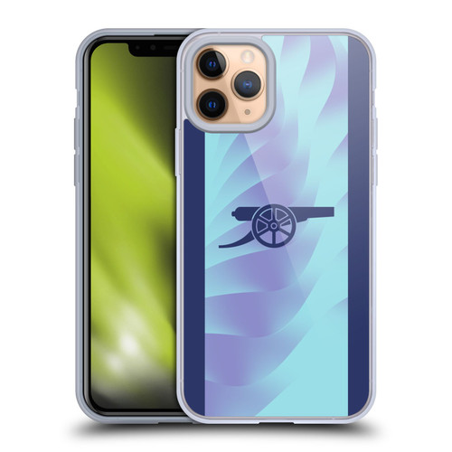 Arsenal FC 2024/25 Kit Third Soft Gel Case for Apple iPhone 11 Pro & MagSafe