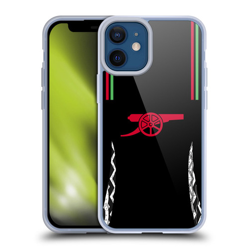 Arsenal FC 2024/25 Kit Away Soft Gel Case for Apple iPhone 12 Mini
