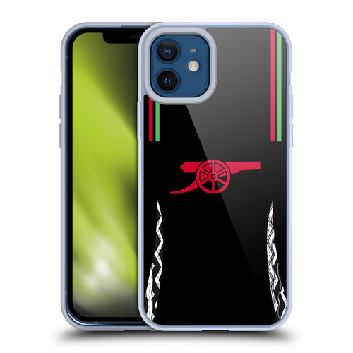 Arsenal FC 2024/25 Kit Away Soft Gel Case for Apple iPhone 12 / iPhone 12 Pro