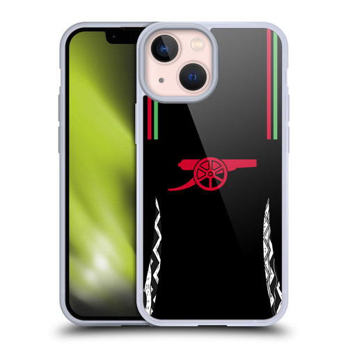 Arsenal FC 2024/25 Kit Away Soft Gel Case for Apple iPhone 13 Mini